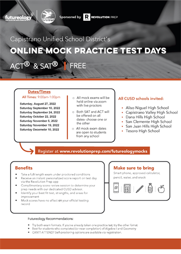 Online Mock SAT & ACT Practice Test Days