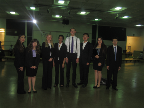 Speech and Debate club members